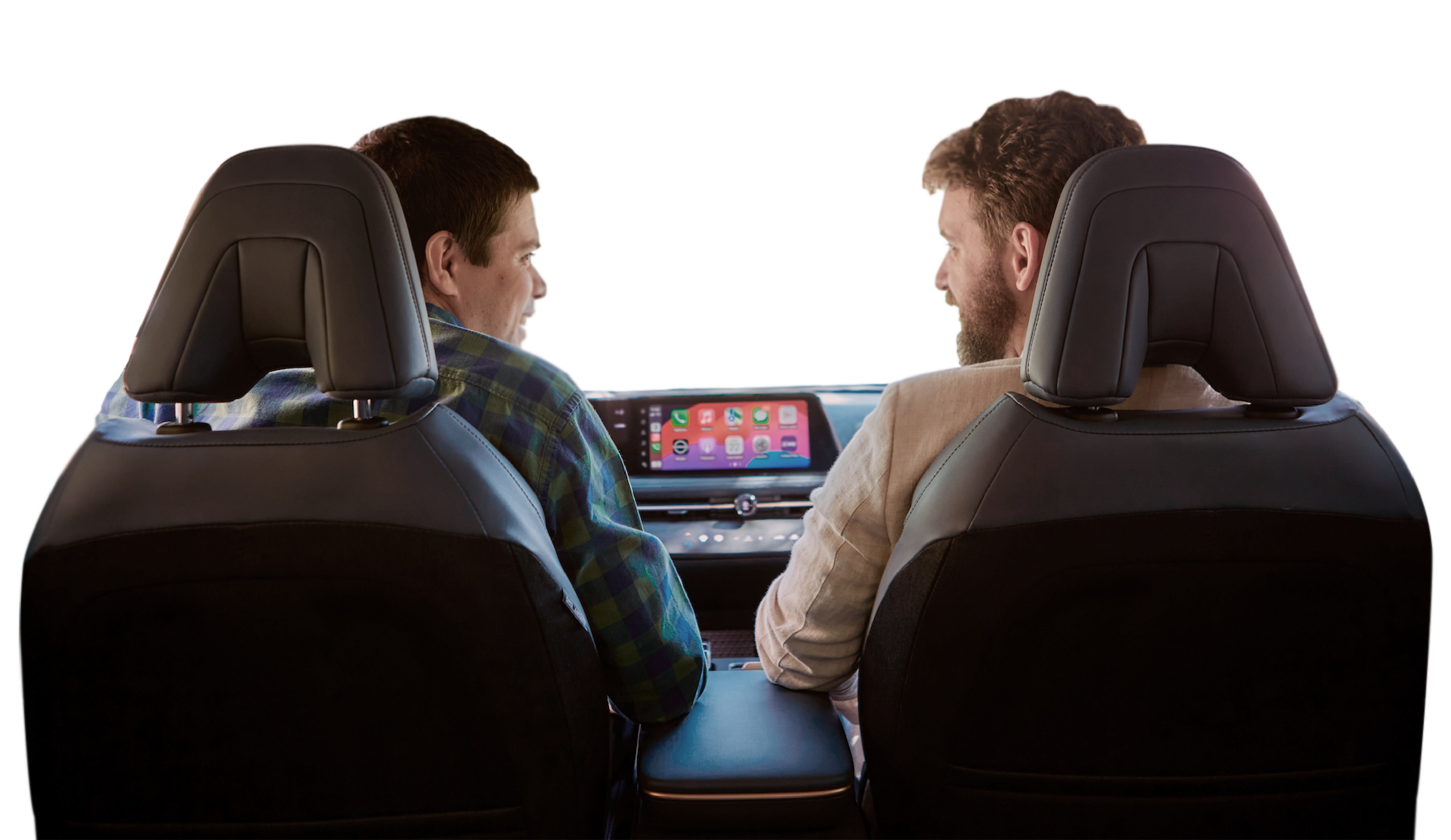 imagen coche con protas de la entrevista